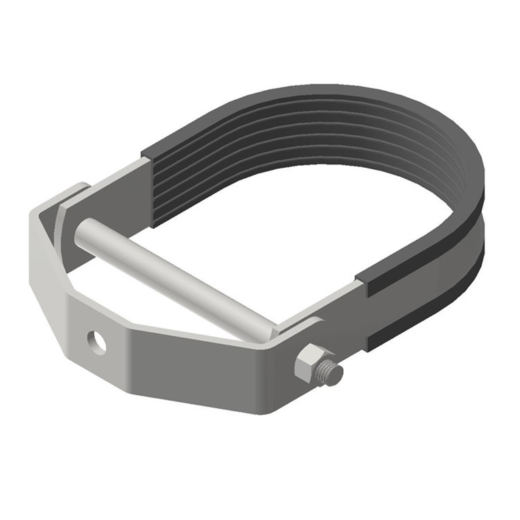 抗震支架配件抗震u型管束dn125热镀锌冷镀锌