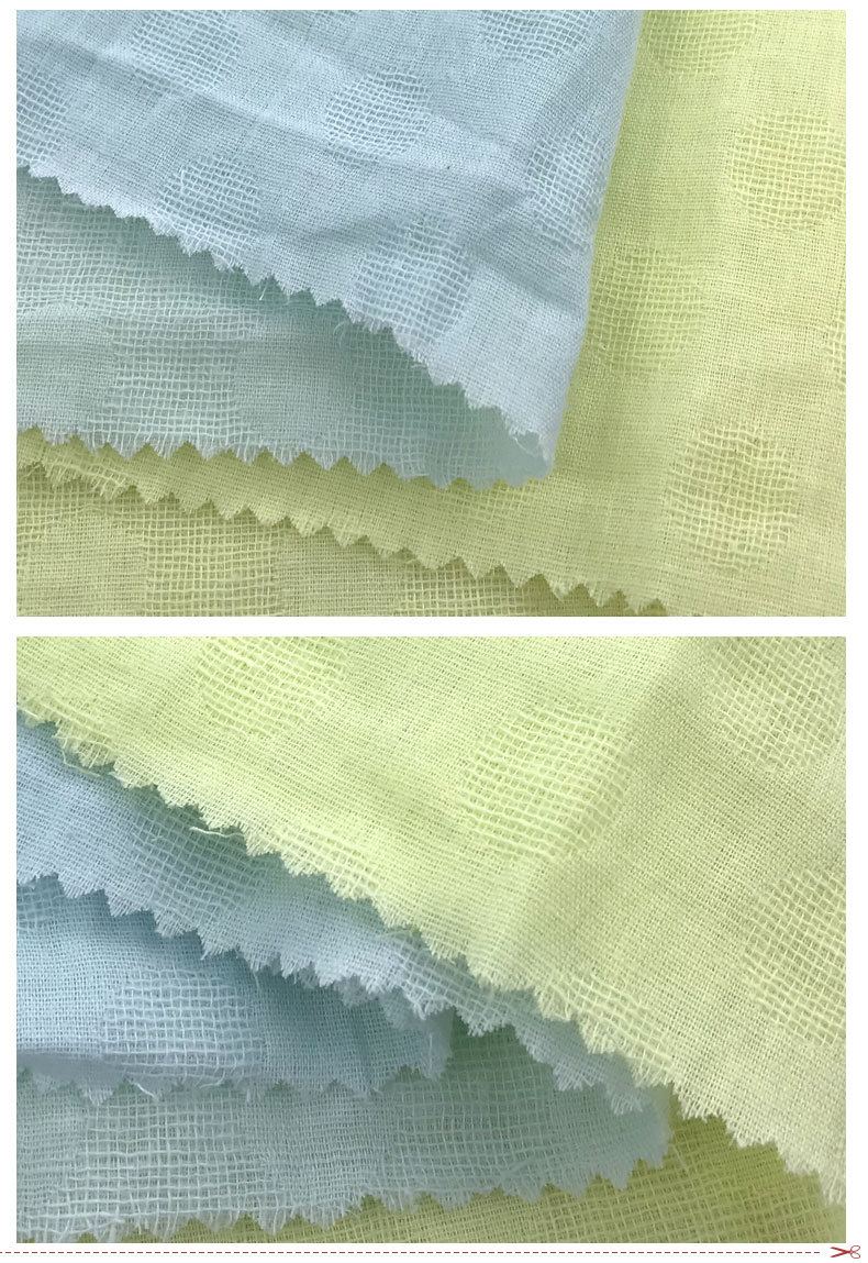 厂家直销 新款全棉透气双层大点连衣裙时装衬衫布料 现货批发