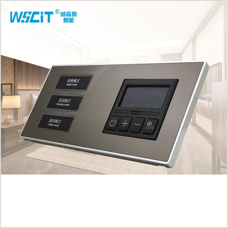 供应智能墙壁开关智慧rcu客房控制系统自复位开关面板厂家定制