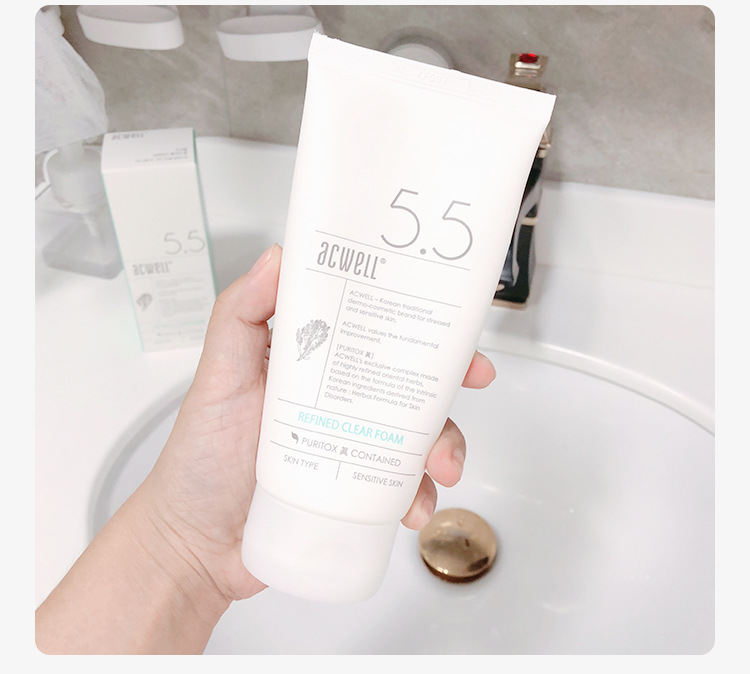 韩国艾珂薇洁面乳 控油补水收缩毛孔深层清洁洗面奶 女士洁面产品