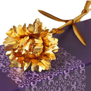 24k金箔康乃馨礼盒 创意母亲节礼物 实用促销活动赠品小礼品批发