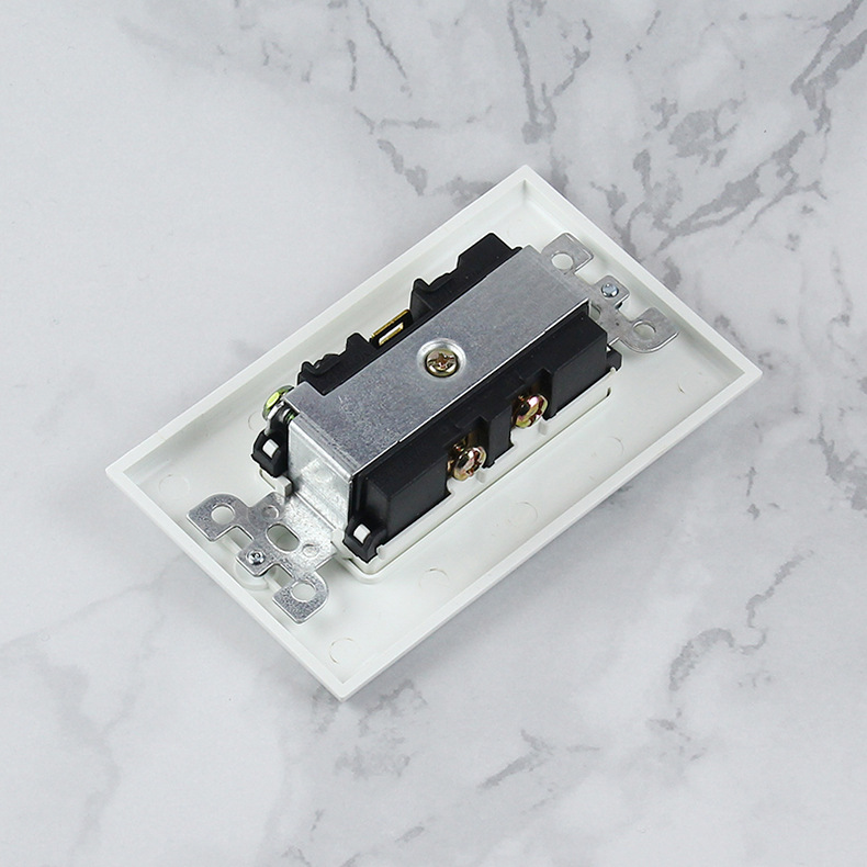 美国认证二位美标翘板开关美规两开单控开关单联北美美式墙壁开关