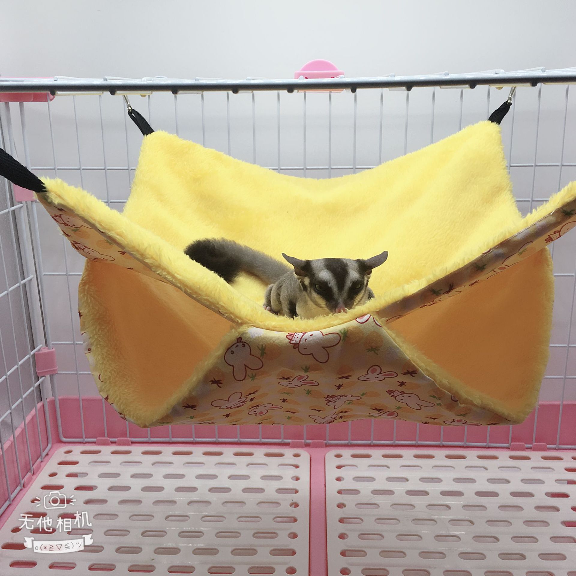 蜜袋鼯保暖双层夹层吊床小宠吊床悬挂式松鼠睡袋宠物用品仓鼠吊床