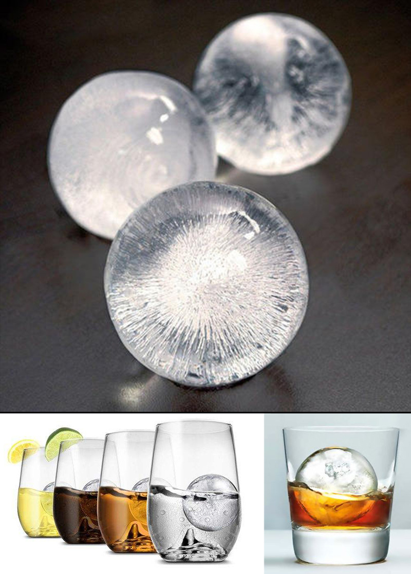 跨境单个新款威士忌红酒硅胶pp大冰球圆形diy冰模2个4个6个套装