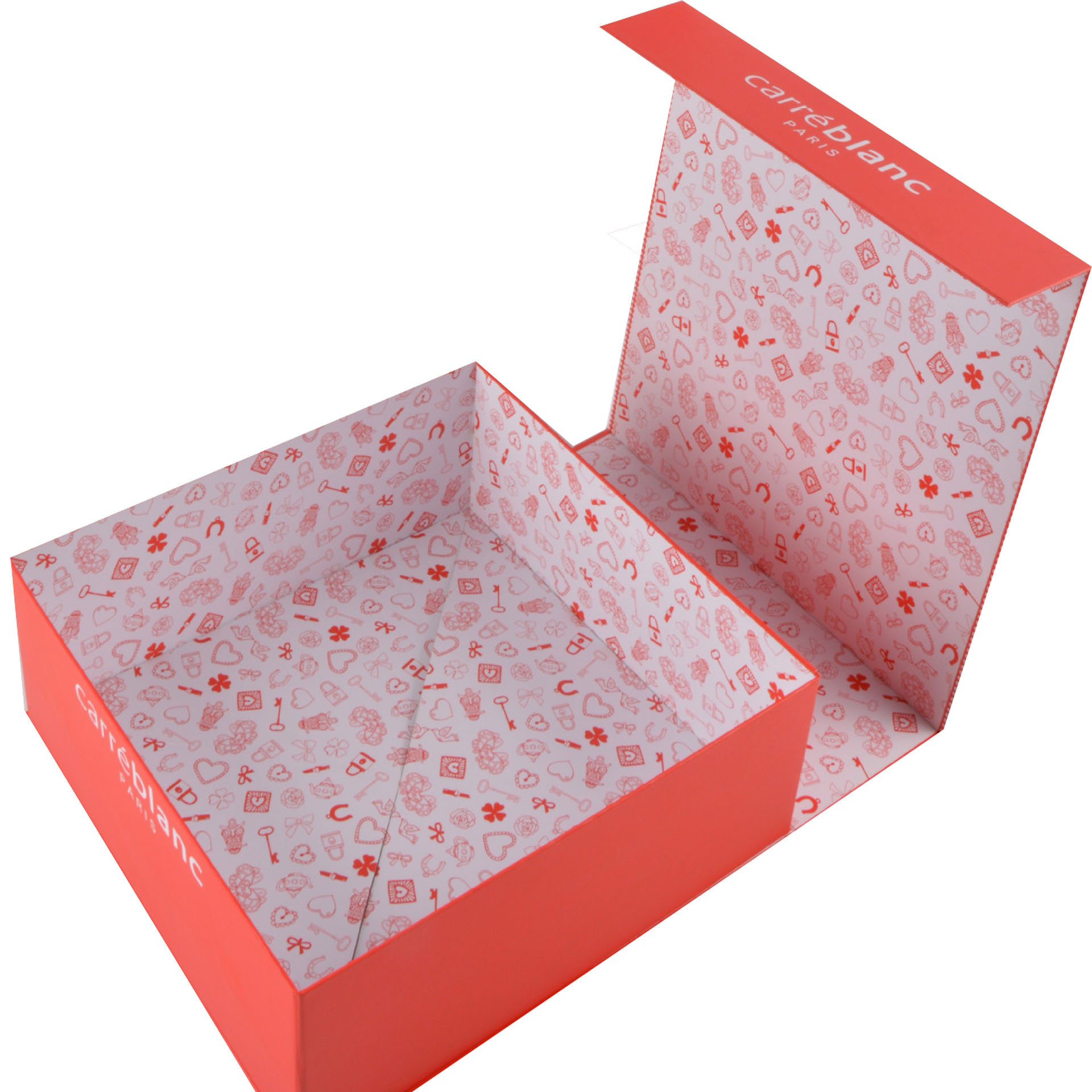 厂家定做翻盖折叠包装盒书本式折叠盒翻盖磁铁茶叶包装纸盒