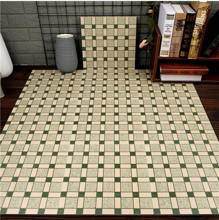 老式港式茶餐厅复古年代300*300防滑网红店冰室吧台马赛克地面砖