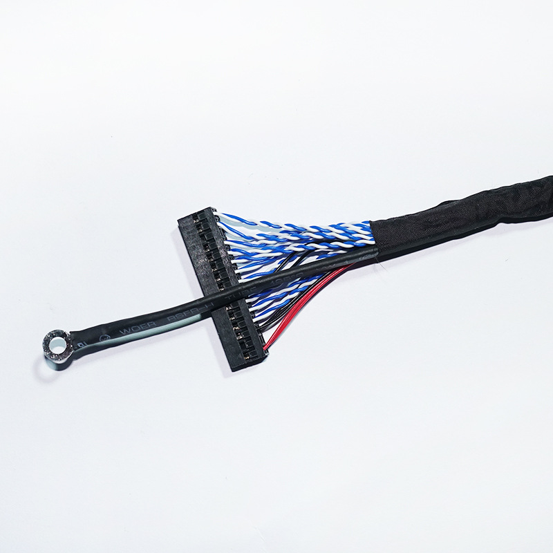 jae fi-x30lvds屏线 单八双八lvds排线 液晶显示屏连接线