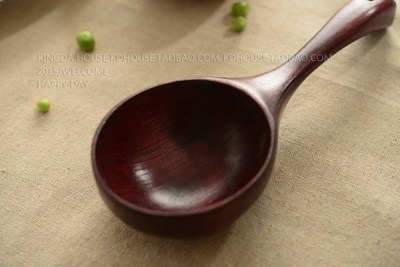 瓢大木汤勺水瓢水勺短柄木头木水瓢木勺 水瓢整汤勺勺日式