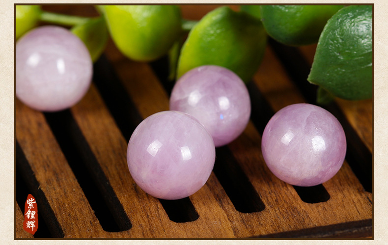 天然紫锂辉散珠转运小珠子圆珠多宝手串男女diy饰品配件串珠材料