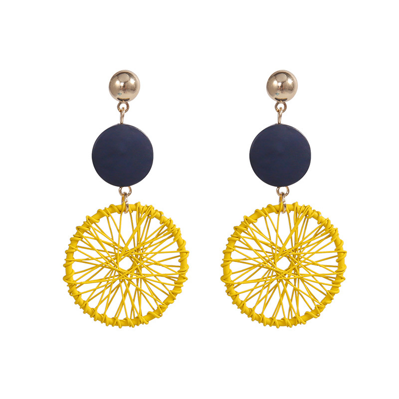 捕梦网少女耳环女韩国个性百搭气质度假耳坠摩天轮耳饰品潮人网红