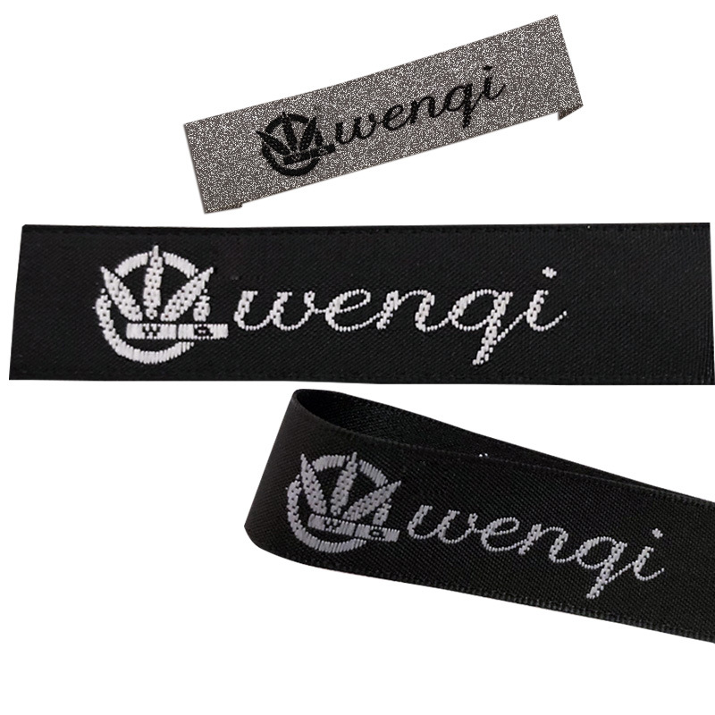 工厂家直接生产内外单服装电脑木梭机织切边主织唛商领标布标