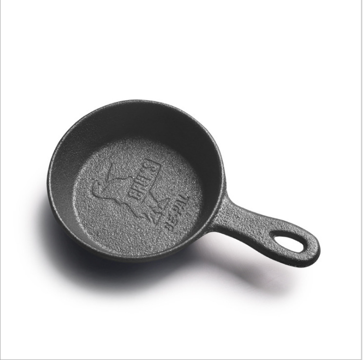 批发铸铁锅mini小煎锅把件玩具 赠品模型铸造铁锅书刊杂志赠品