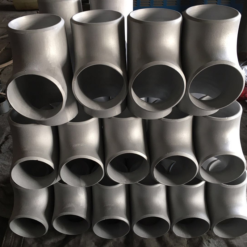 厂家加工冷拔焊接三通等径中大铝合金三通接头异径高压热力管道