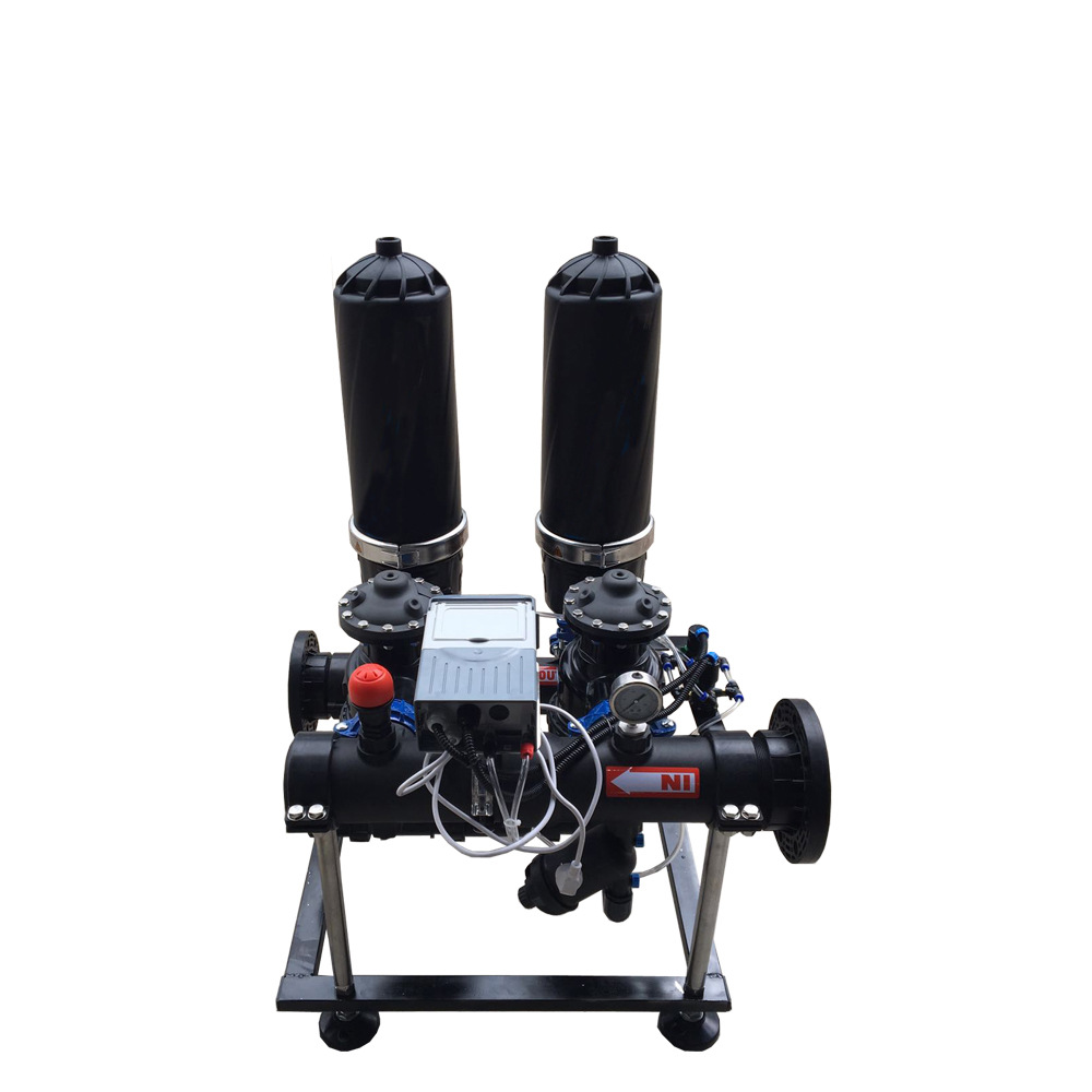 厂家供货自动反冲洗叠片过滤器农用灌溉系统自清洗滤水碟片机组