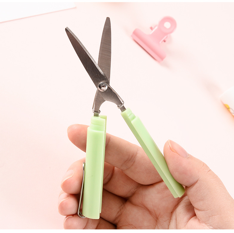 优凡创意剪刀笔 圆柱形便携式美工刀学生迷你多功能剪纸刀裁纸刀