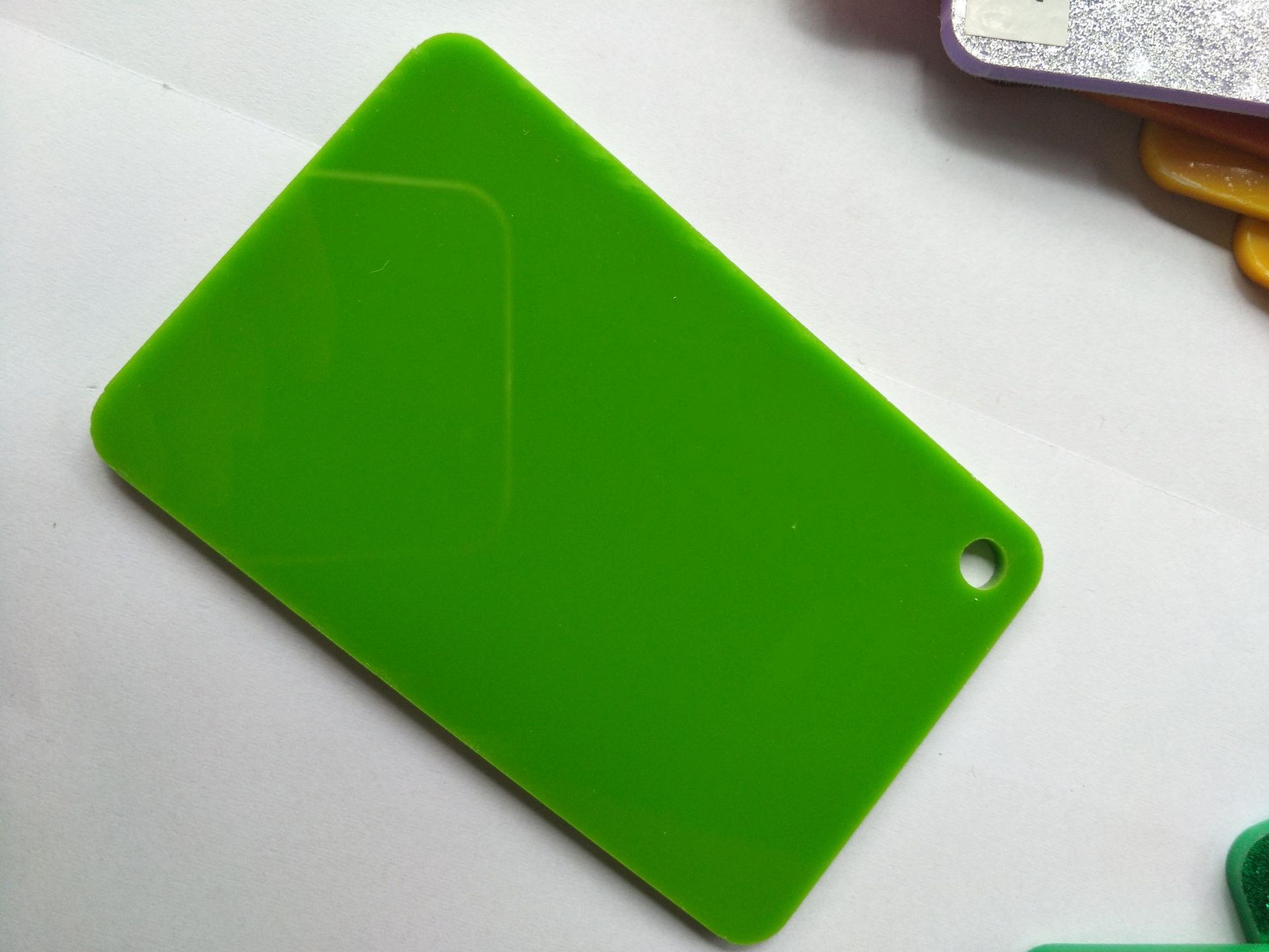 亚克力有机玻璃特殊单面闪金板绿色浅绿色深绿色草绿色亚克力板