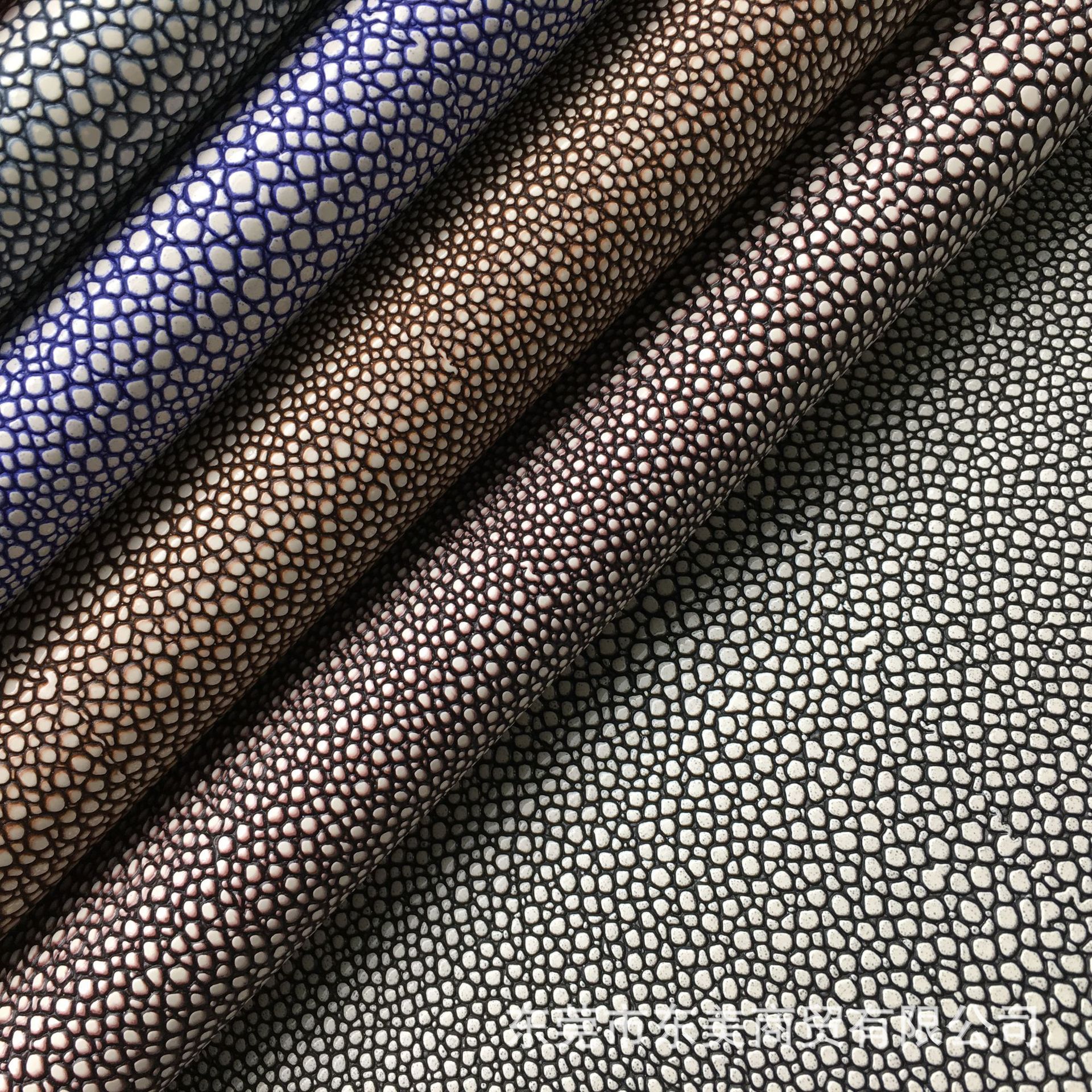 毛底半pu/pvc 魔鬼鱼 珍珠鱼纹 小珍珠纹 沙发专用 家具 高档皮革
