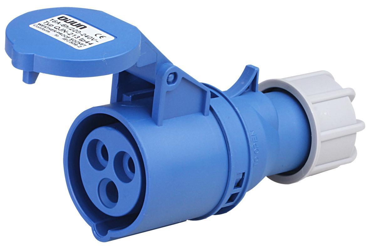 3芯4芯5芯16a/32a连接器移动插座欧标防水航空插头