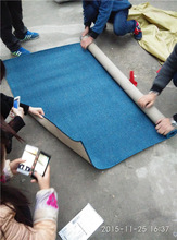 姚璟防火阻燃地毯办公室满铺圈绒地毯画廊美术教室 满铺圈绒地毯
