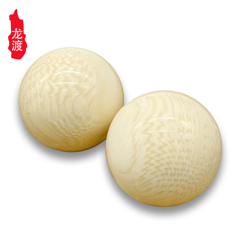 仿象牙保健球手球加工可手工雕刻人造猛犸牙雕饰品一对5.6批发