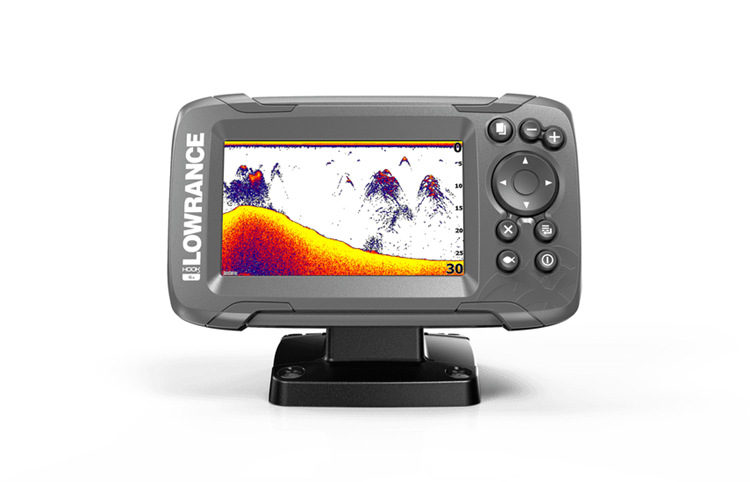 劳伦斯 lowrance hook2-4x 声呐中文探鱼器gps伐钓鱼探
