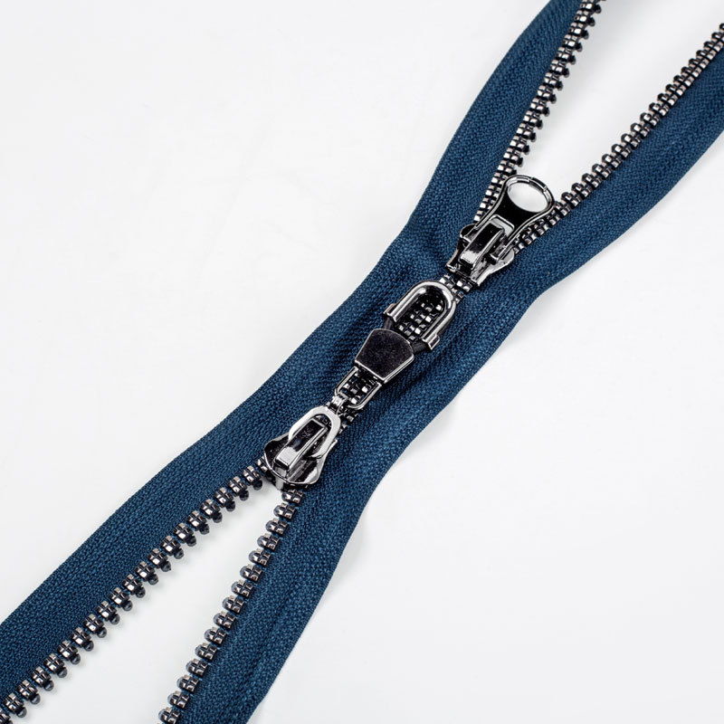 现货拿样8号树脂拉链 梅花牙拉链特殊牙齿 双开尾 120cm 服饰拉链