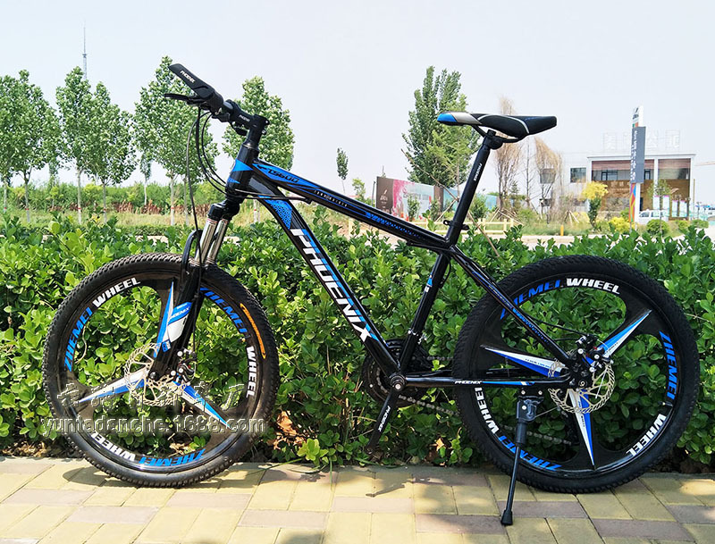 凤凰自行车男女变速减震山地车成人用越野赛车青少年学生成年单车