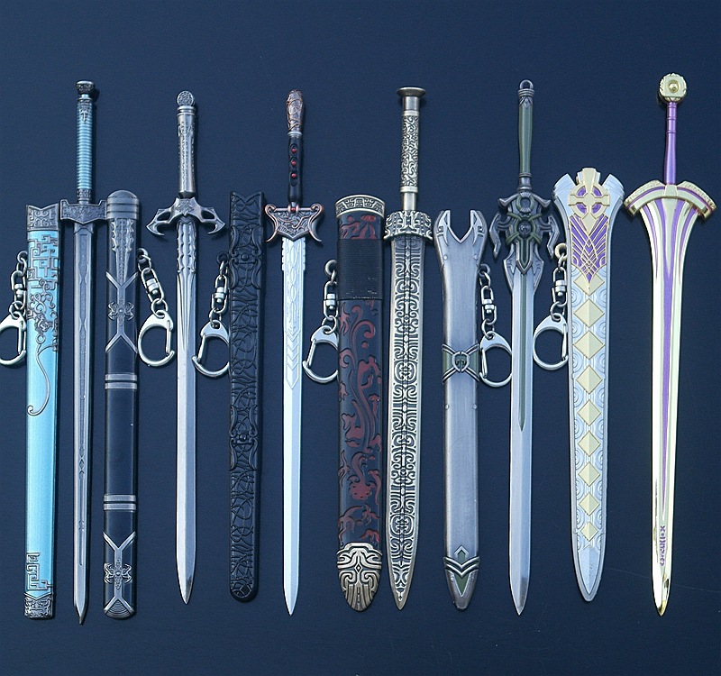 魔道陈情命运武器轩辕剑魔剑避尘剑薛洋降灾神魔之剑兵器钥匙扣