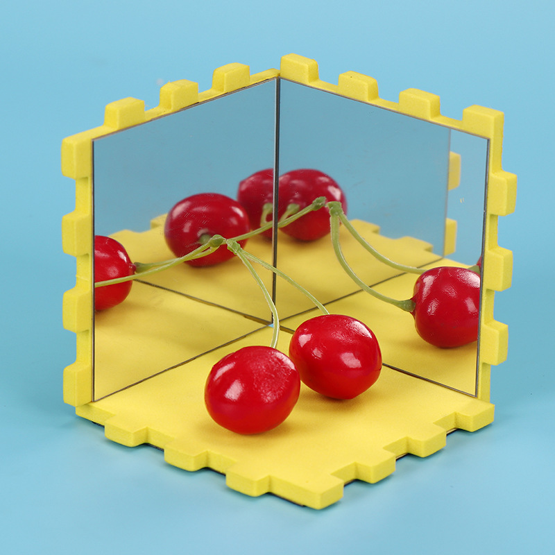 创意科技小制作diy光的折射镜子成像多面镜魔术镜科学实验套装