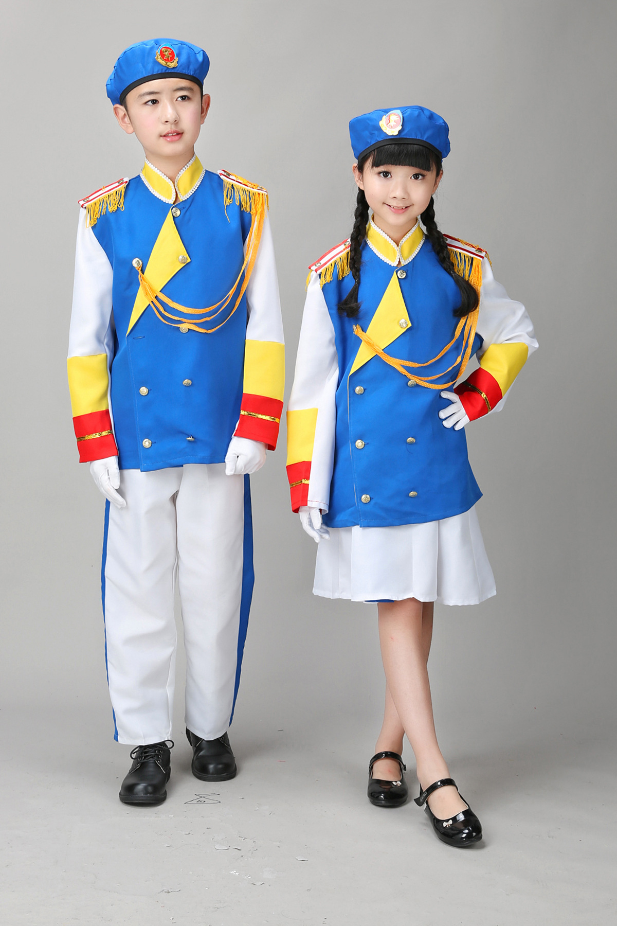儿童鼓号服小学生升旗手鼓号队服装国旗班幼儿园管乐队少先仪仗队
