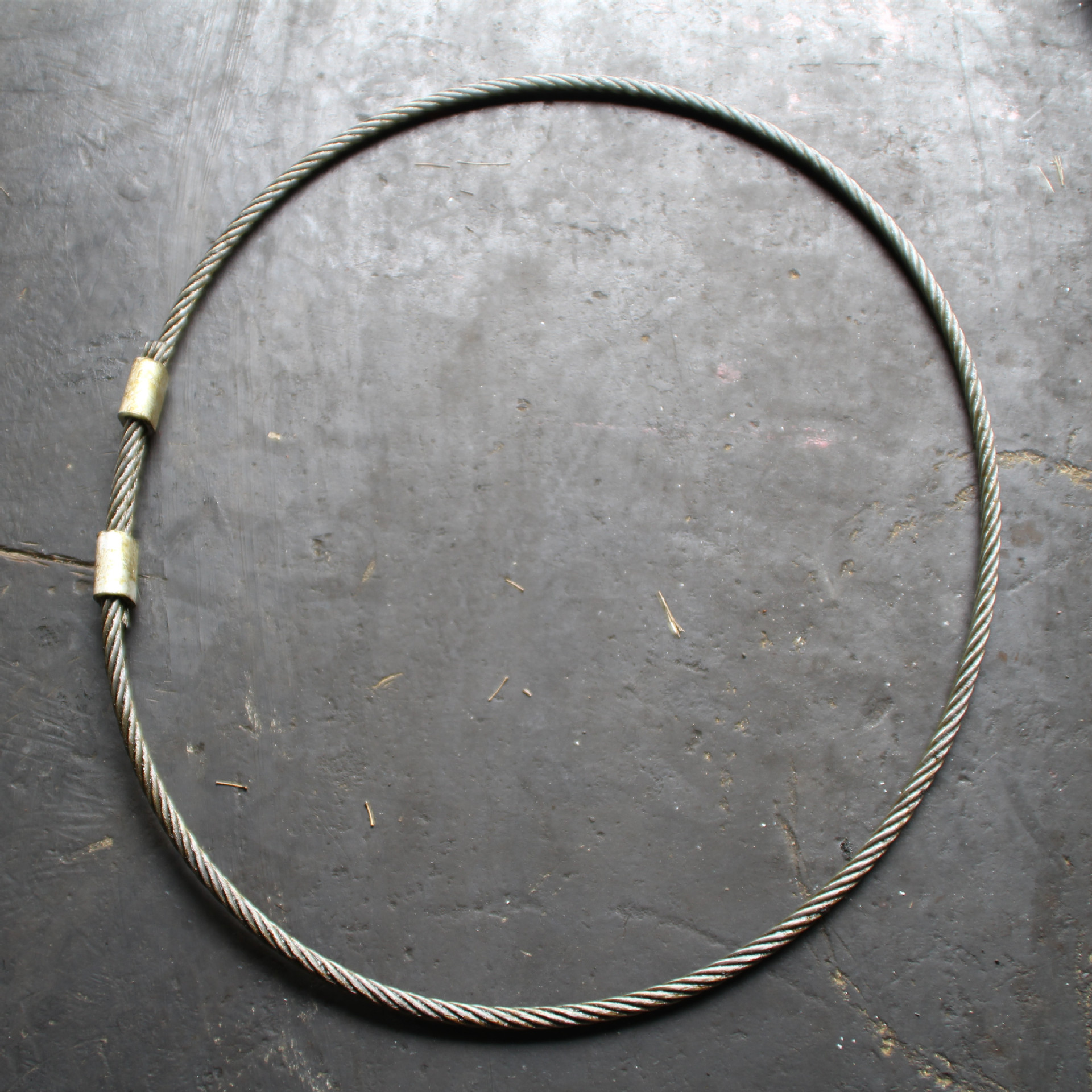 钢丝绳 无接缝吊索6*37 fc-14镀锌 压圆圈吊索具 钢丝绳