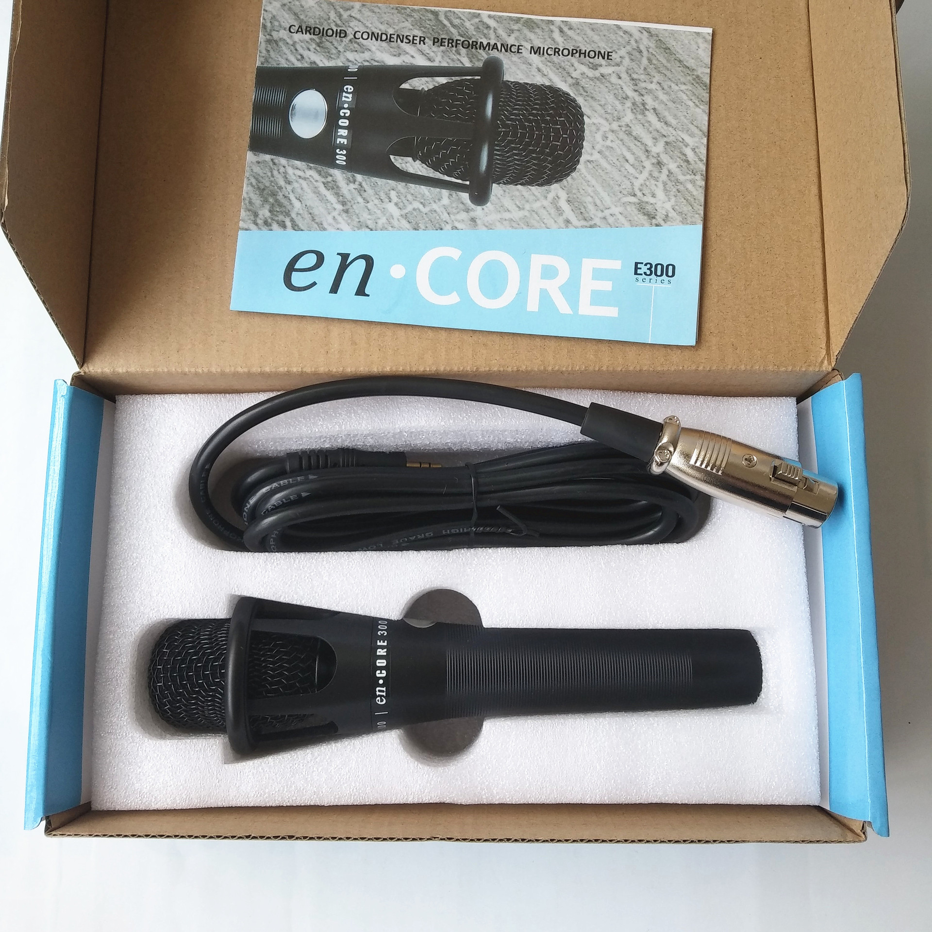 厂家直销 e300 电容麦克风手持话筒 手机直播电脑主播声卡套装