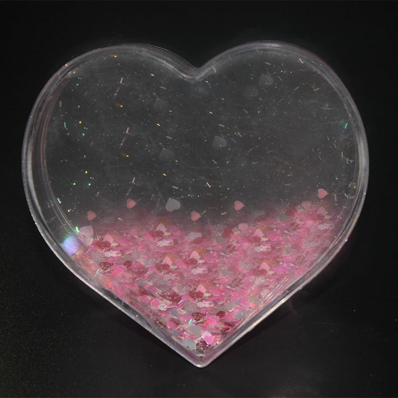 创意相框摆台装饰相框时尚液体流沙亮片注油水相框亚克力礼品