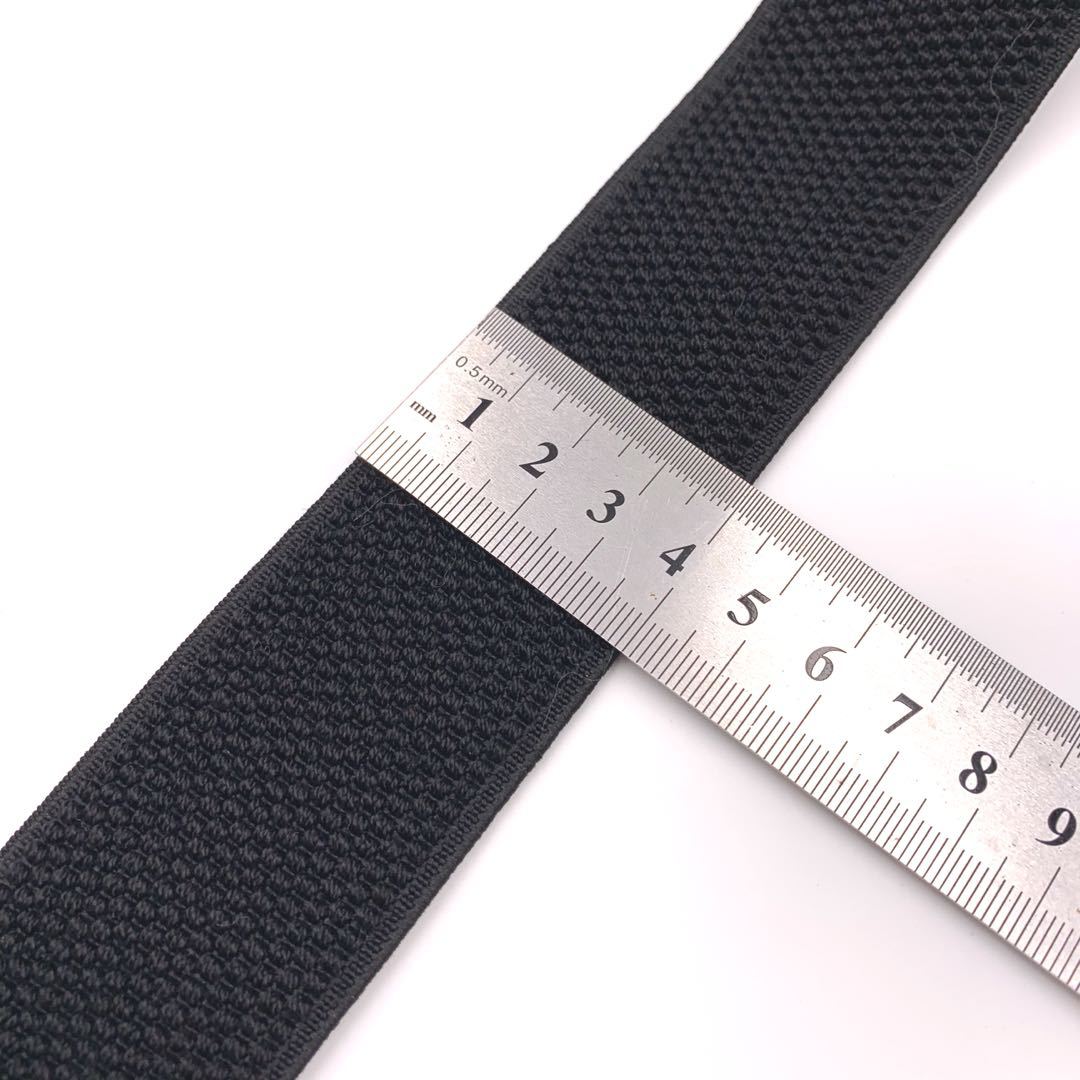 4cm黑色菠萝纹松紧手套松紧护具加压带肩带可批发