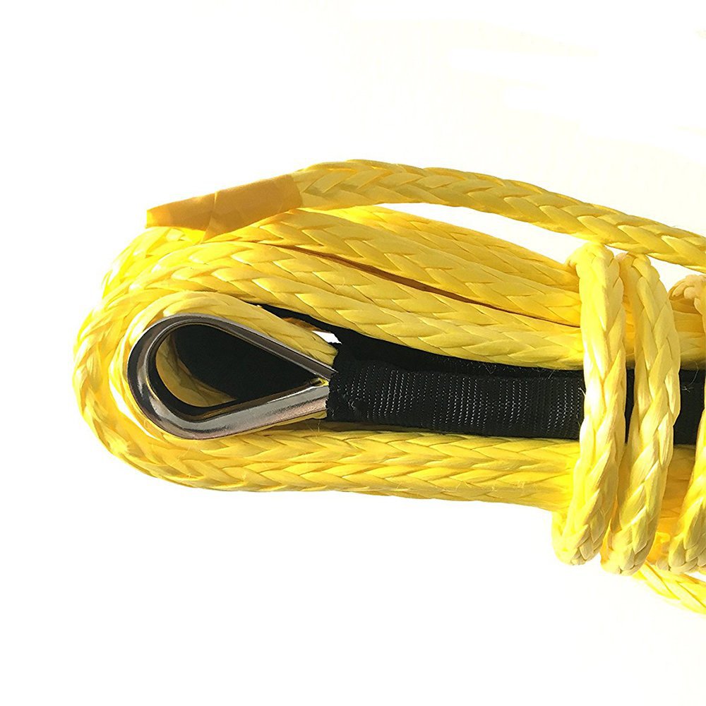 8mm*15m(2.5吨)纤维绳绳绞盘绳 绞车伴侣高分子聚乙烯