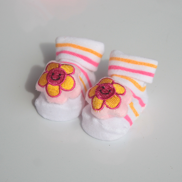 Autumn and Winter New Baby Socks Baby Non-Slip Socks Doll Cute Bell Socks Wholesale Factory Direct Export Foreign Trade