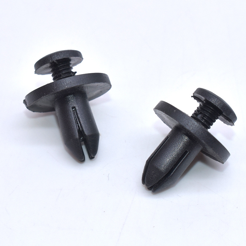 供应外贸优质通用型膨胀卡扣 螺丝穿心钉扣 挡泥板叶子板卡扣卡子