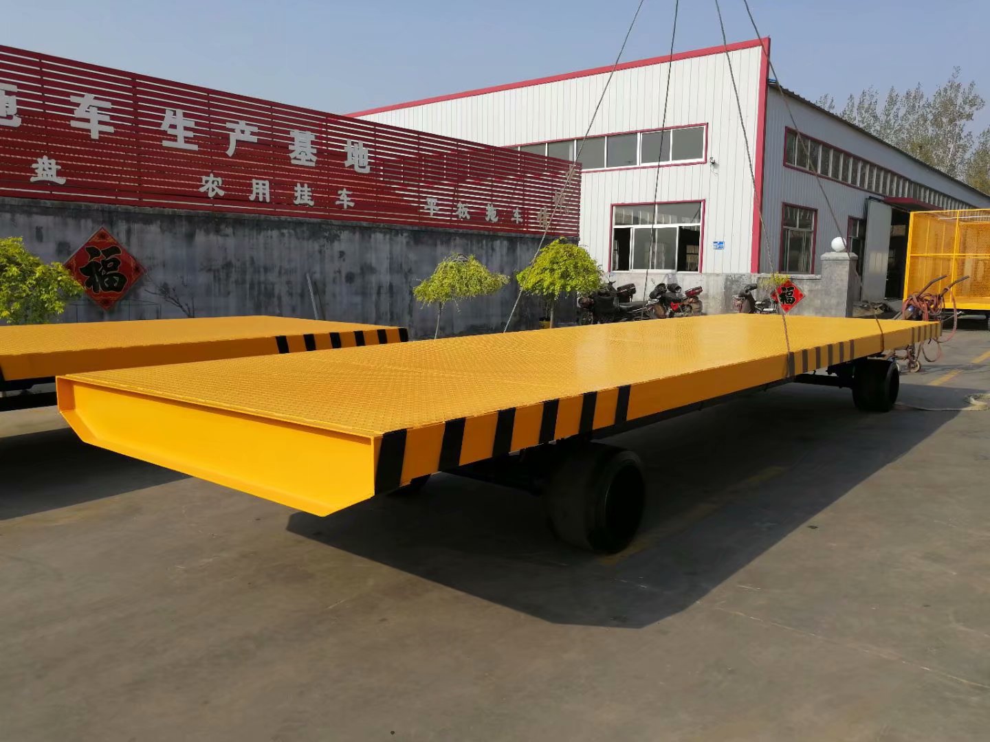 厂家直销农用平板拖车 运输搬运四轮拖车 物流转运轻型工具车