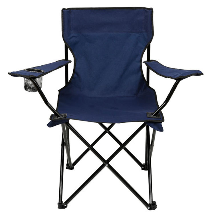 Wholesale Portable Backrest Chair Camping Outdoor Folding Chair Leisure Camping Fishing Chair with Armrest Beach Chair