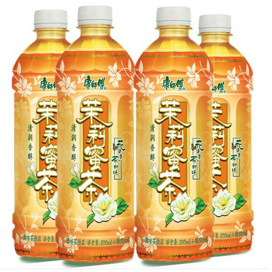 康师傅茶饮料冰红茶绿茶茉莉清茶蜜茶劲凉红茶500ml*15瓶 批发
