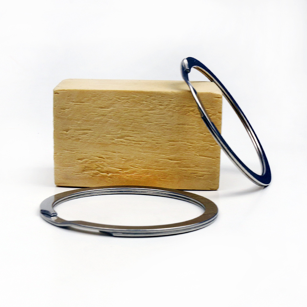 定制双层挡圈 无耳卡簧 止动环 轴用卡环 孔用卡圈弹性圈材料多款