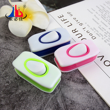 床头开关小家电电源手捏开关按钮开关家用电料船型开关批发