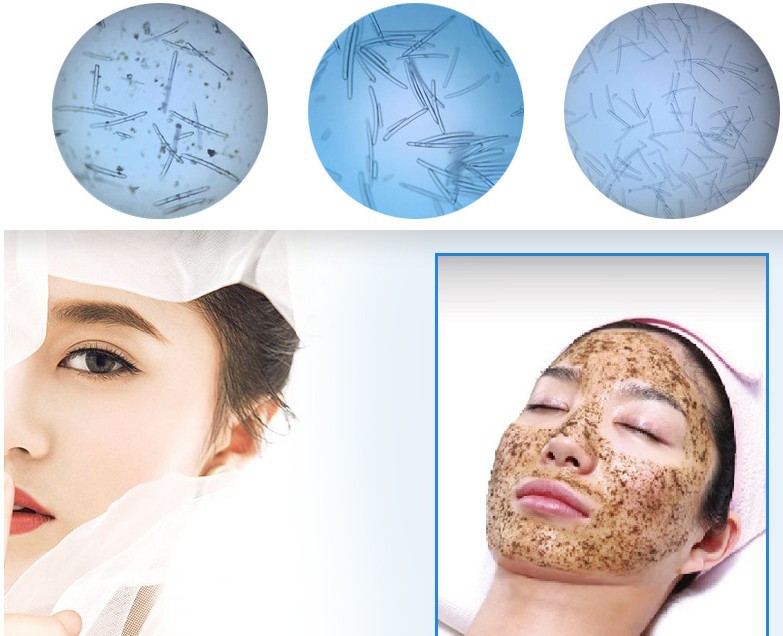 植物海绵微针焕肤微晶粉海藻矽针 暗沉粉刺 毛孔粗大