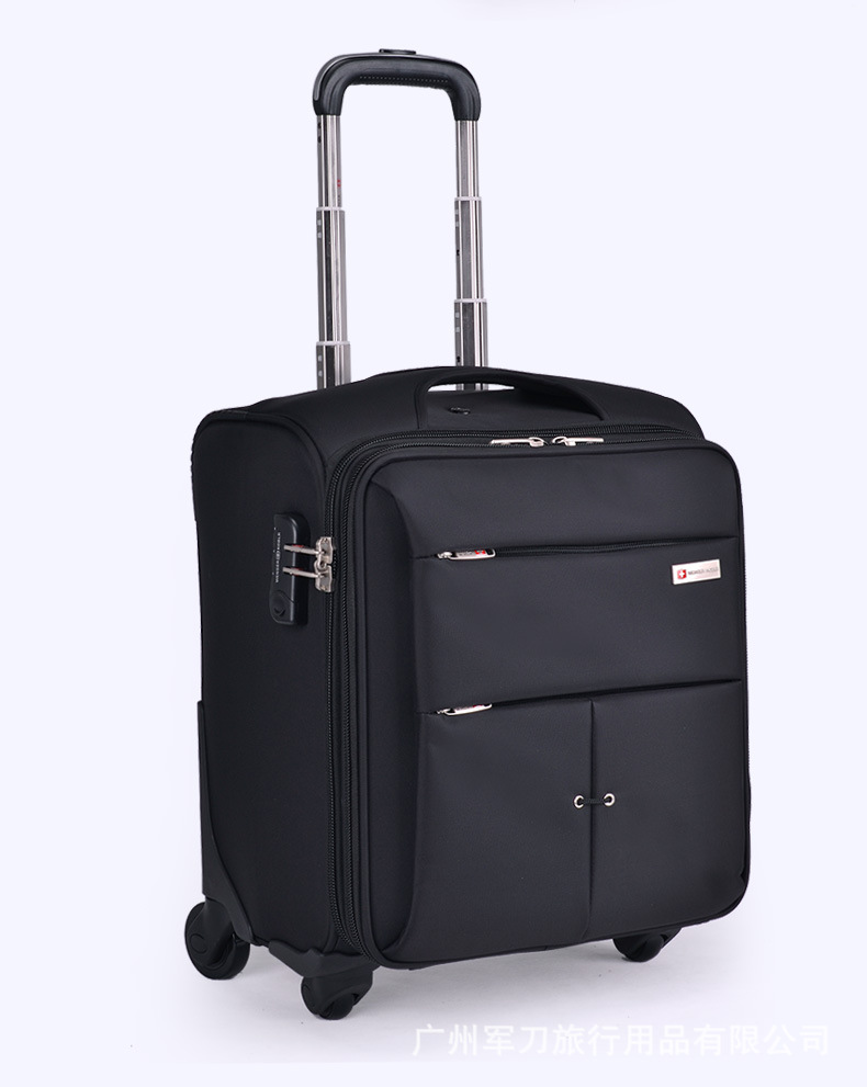2020 Guangzhou Saber Trolley Case Oxford Cloth Luggage Universal Wheel Luggage and Suitcase 20-Inch Boarding Bag TSA Lock