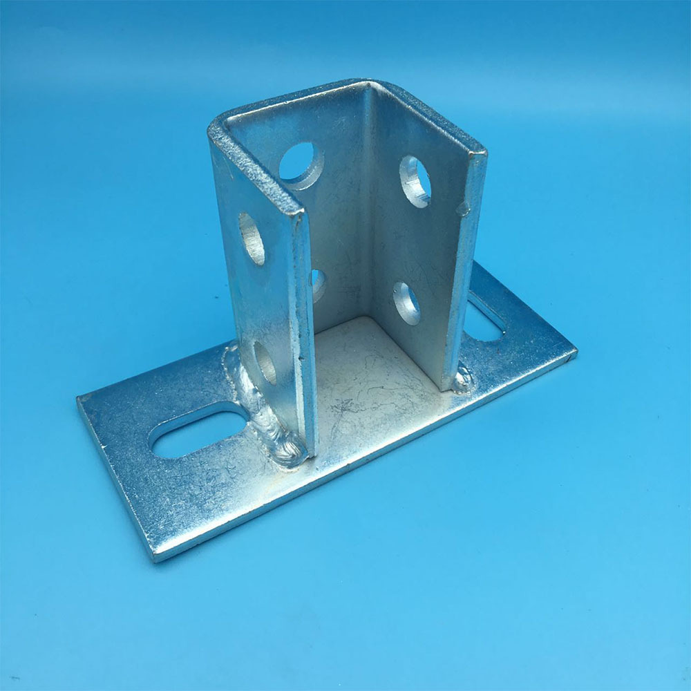 光伏支架底座 41c型钢配件 成品支架立柱 大量供应优惠