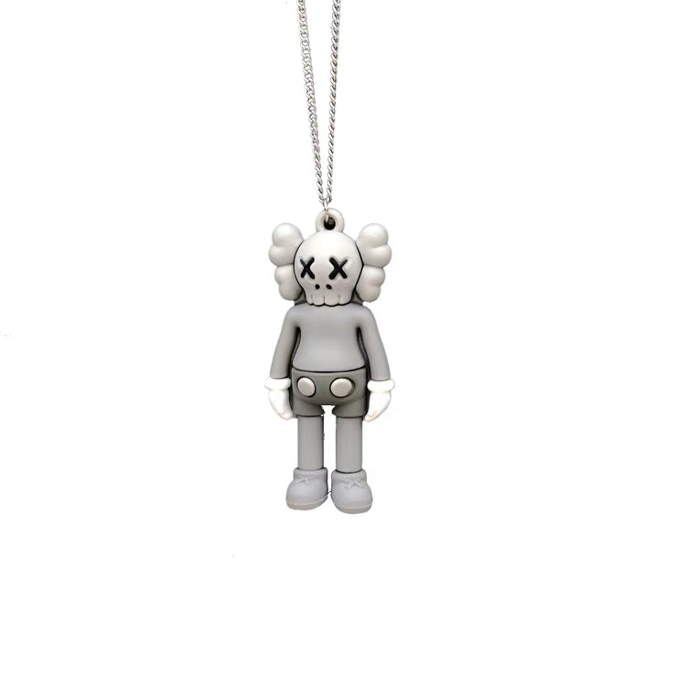 kaws芝麻街公仔项链 潮牌嘻哈街头ins土酷欧美蹦迪男女情侣项链