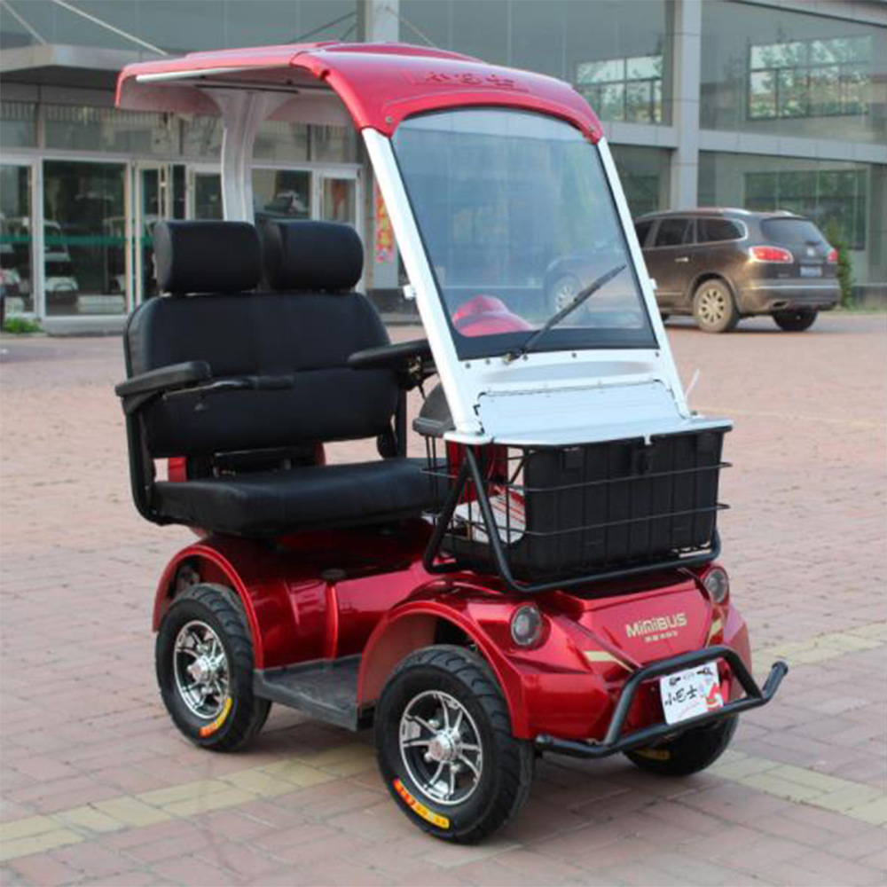 锂电池 老年代步车 双人座四轮成人残疾人电瓶助力车-阿里巴巴