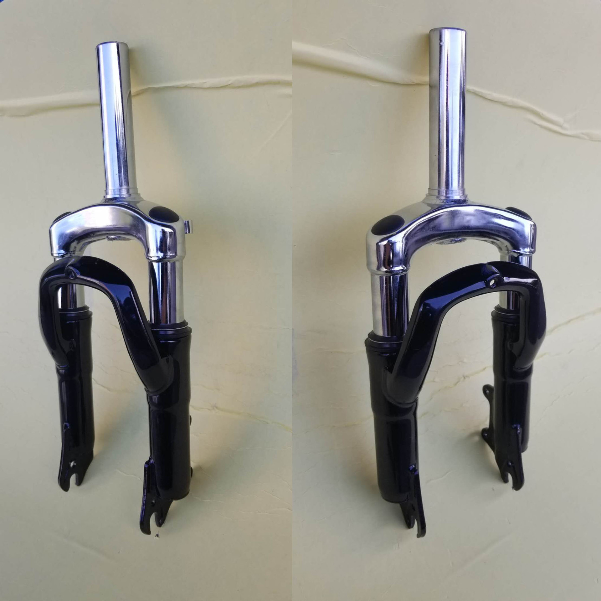 14寸减震前叉车架避震器无牙车头前叉14寸电动车前叉代驾车头前叉