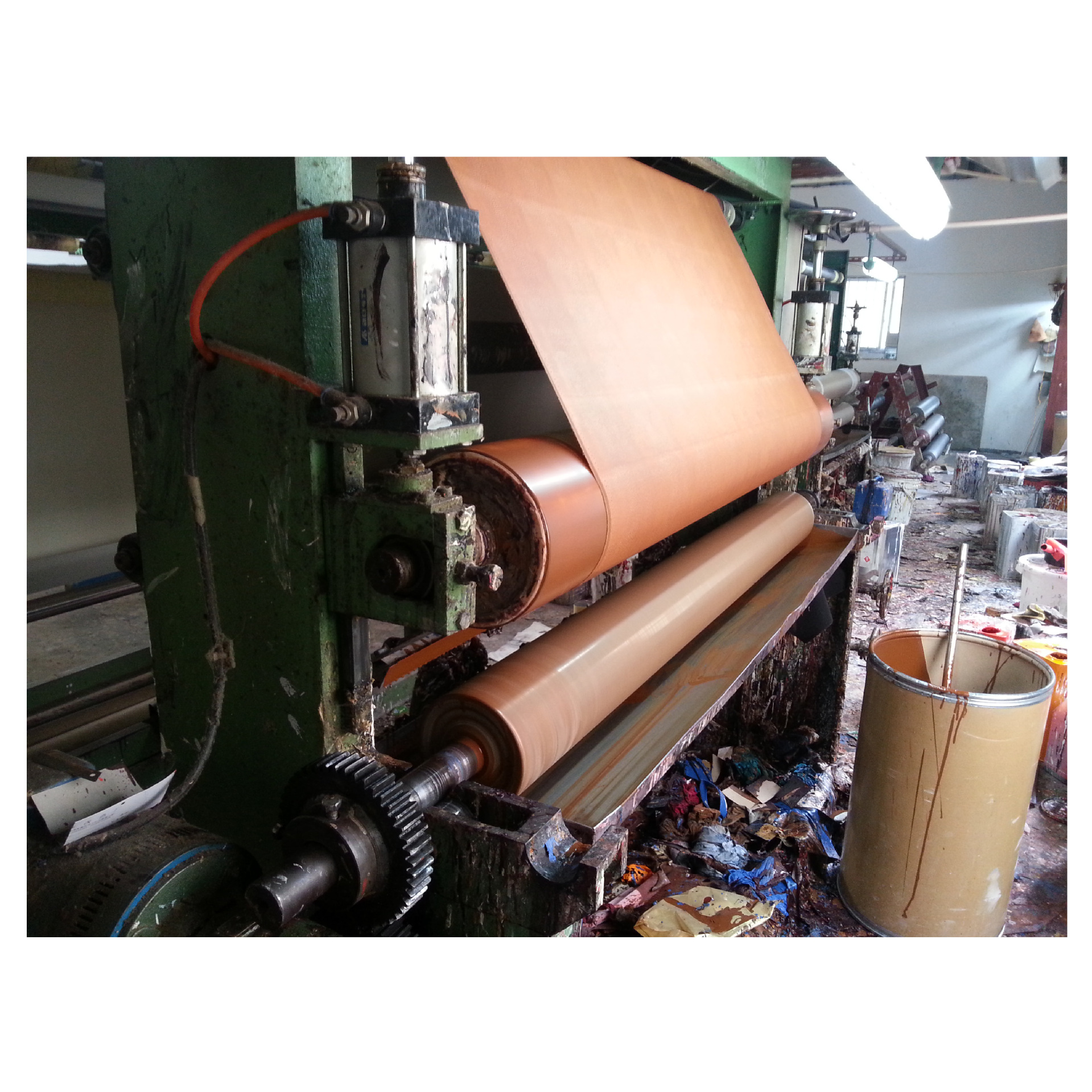 201841 皮革加工 表面处理 皮革改色