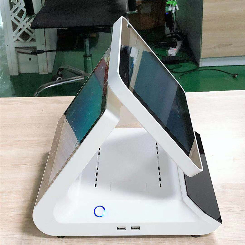 6寸双屏人证合一访客机人脸识别终端机人证核验车管所一体机